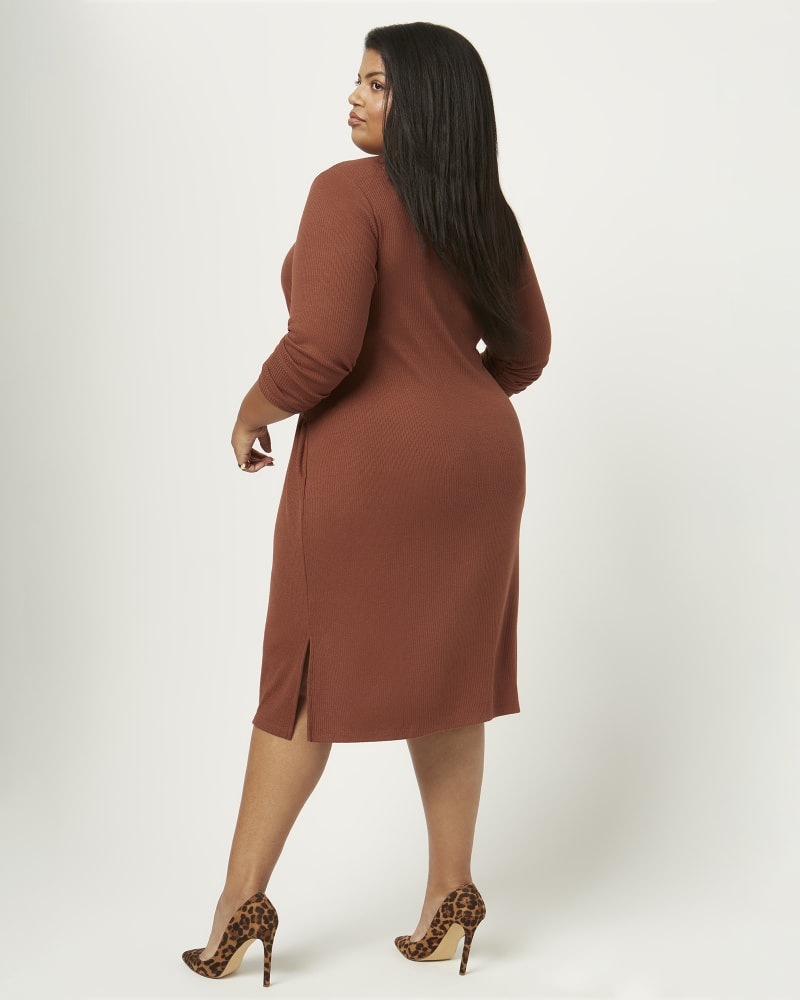Tie front sweater dress discount